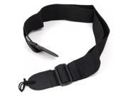 Adjustable Nylon Strap for Acoustic Guitar Black