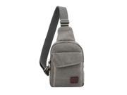 Men s Casual Small Canvas Vintage Shoulder Hiking Crossbody Bicycle Bag Messager bags light grey