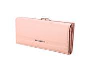 Wallet Women s Wallet Clutch Long Design Clip Wallet Long Wallets Coin Purse Bag pink