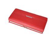 Wallet Women s Wallet Clutch Long Design Clip Wallet Long Wallets Coin Purse Bag red