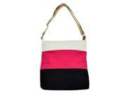 Stripe Canvas Women Handbag Shoulder Bags Women Messenger Bucket Shopping Lunch Bags Crossbody Travel bag White red black