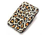 Metal Aluminum Business ID Credit Card Case Wallet Yellow leopard