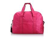 Unisex Fuchsia Nylon Waterproof Handbag Shoulder Travel Gym Bag