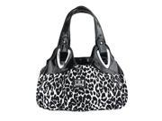 Fashion handbag Women PU leather Bag Tote Bag Handbags Satchel Black white leopard