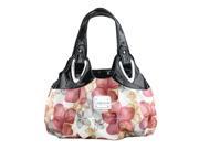 Fashion handbag Women PU leather Bag Tote Bag Printing Handbags Satchel Dream safflower black Handstrap