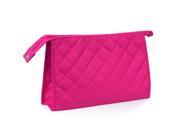 Classical Lattices Cosmetic Purse Travel Bag Women Girls Gift Rose
