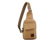 Men s Casual Small Canvas Vintage Shoulder Hiking Crossbody Bicycle Bag Messager bags khaki