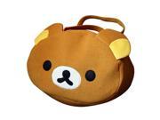 Cute Big Bag Handbag Shoulder Bag Plush Relax Brown Bear