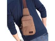 Men s Casual Small Canvas Vintage Shoulder Hiking Crossbody Bicycle Bag Messager bags coffee