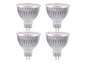 4X MR16 LED BULB LAMP ECONOMIC warm white 4W AC DC