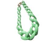 big plastic Chain Necklace Fashion jewelry Water green