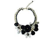 CHOKER NECKLACES Fashion Jewelry Hot Sale Flower Cotton Rope Knitted black