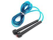 Crystal Blue Plastic Skipping Rope Jump Speed Exercise Rope Fitness Weight Loss