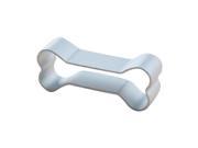 2x Dog Bone Silver Stainless Steel Baking Cookie Cutter Biscuit Cake Making Party Favor