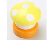 2 PCS Mushroom Push Touch LED Children s Night Light Yellow