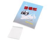 1 Booklet 50 Pcs 10cm x 7.5cm Soft Cleaning Paper for Camera Lens
