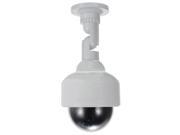 Outdoor Surveillance Dummy Dome Security Camera Blinking Light LED