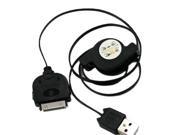 New Retractable Black USB Cable Cord for iPhone 3G 2ND