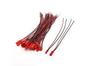 20 Pairs JST Male Female Connector 200mm 22AWG Wire for RC Plane Battery
