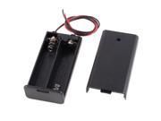2 x AA 3V Battery Holder Case Box Slot Wired ON OFF Switch w Cover