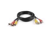 1.5M Length 3 RCA Male to Female M F Audio AV Aux Video Cable Cord