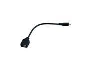 Hot Sale Practical Black USB A 2.0 female to Micro USB B male Cable Adapter