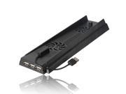 3in1 USB Hub Controller Charging Dock Dual Cooling Fan Stand