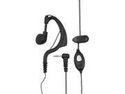 Two Way Radio Single Plug Ear Hook Microphone Earphone for Motorola