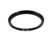 58mm 62mm 58mm to 62mm Step Up Ring Filter Adapter for Camera
