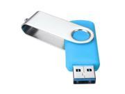 USB 3.0 Memory Stick Foldable U Disk Pen Data Flash Driver Mini Thumb Jump 16GB Light Blue