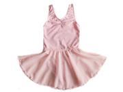 New Girls Kids Gymnastics Leotard Ballet Tutu Skate Dance Party Skirt Fairy Dress Pink 110cm