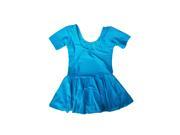 Kid Ballet Tutu Leotard Soft dresses Toddler Girl Gymnastics Dance Dress Blue 4XL
