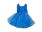 New Girl’s kids Pageant Dress Prom Party Princess Ball Gown Formal Dresses 2 7Y blue 100
