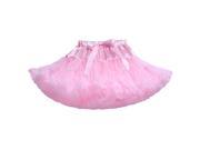Baby girls chiffon fluffy tutu Princess party skirts Ballet dance wear M Pink