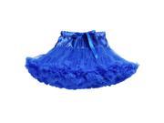 Baby girls chiffon fluffy tutu Princess party skirts Ballet dance wear XS royal blue