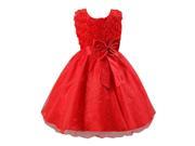 New Girl’s kids Pageant Dress Prom Party Princess Ball Gown Formal Dresses 2 7Y red 100