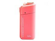 USB Emergency Battery Charger Flashlight for Cellphone iPhone iPod Pink