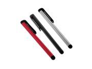 3 Pack of Colors Universal Touch Screen Stylus Pen with Soft rubber tipped end