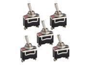 5 x Switch ON OFF Switching Inverter Car Auto Metal Lever SPST