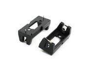 2PCS Plastic Shell 3VCR123A Button Cell Battery Sockets Holder Case