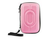 Carry Case Cover Pouch Bag for 2.5 USB External Hard Disk Drive Protect Pink