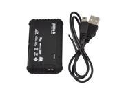 New Black High Speed All in 1 USB Card Reader for all Digital Memory Cards