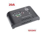 20A Solar Regulator Street Panel Charge Controller 12 24V Auto switch