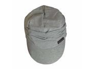 Light Gray Stylish Ruched and Solid Color Design Visor Cap For Women