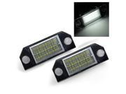 PAIR PLATE LIGHTS 24 LED WHITE II Ford Focus C Max