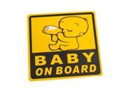 Car Exterior Baby on Board Safety Sign Sticker Decal 11cm x 11cm