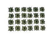 Army Green Paper Made Shothole 24 Holes Car Decal Sticker
