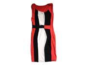 Women clothing lady s sexy summer Red black white patchwork party bandage club bodycon dress bodysuit dresses M