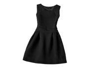 Summer Girl Womens Dress Black Mini O neck Sleeveless Slim Elegant Short Dresses L
