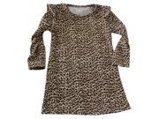 New Child Kids fashion Party leopard dress girls long sleeve Mini dress spring summer autumn clothing 5years